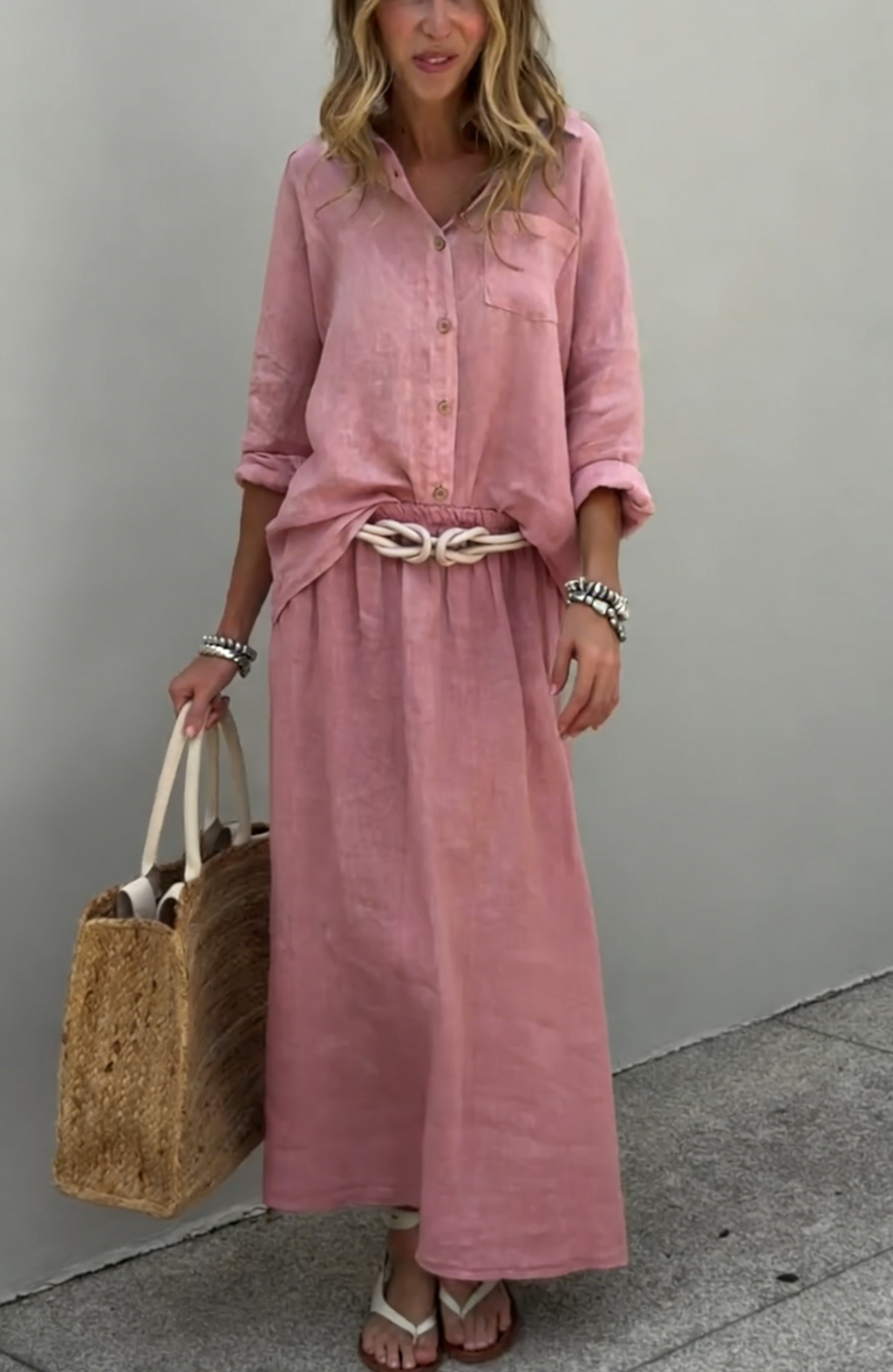 🌼 Effortless Linen Co-ord Set