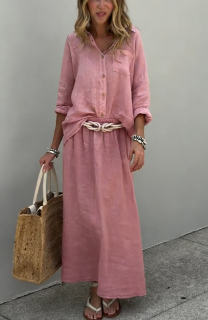 🌼 Effortless Linen Co-ord Set