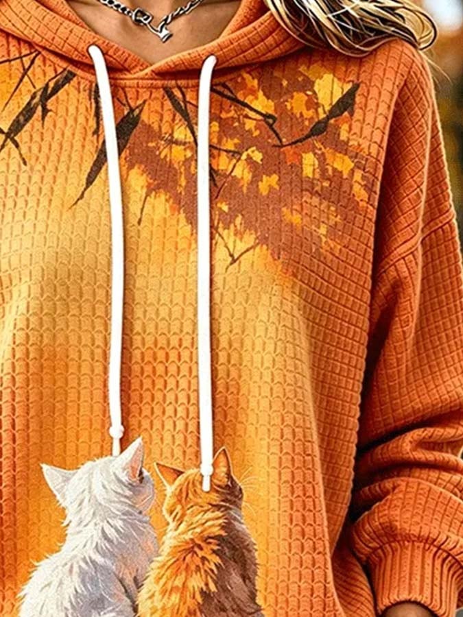 Women'S Casual Printed Sweatshirt