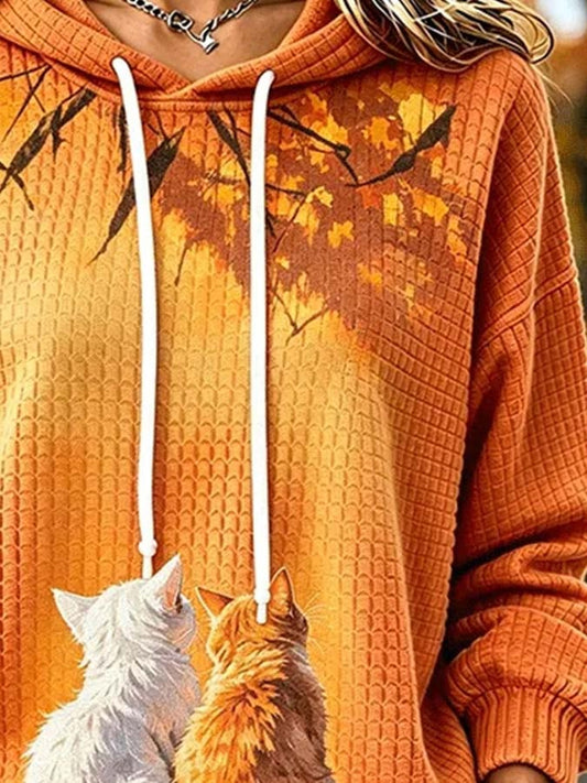 Women'S Casual Printed Sweatshirt