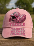 Unisex Breast Cancer Print Casual Hat