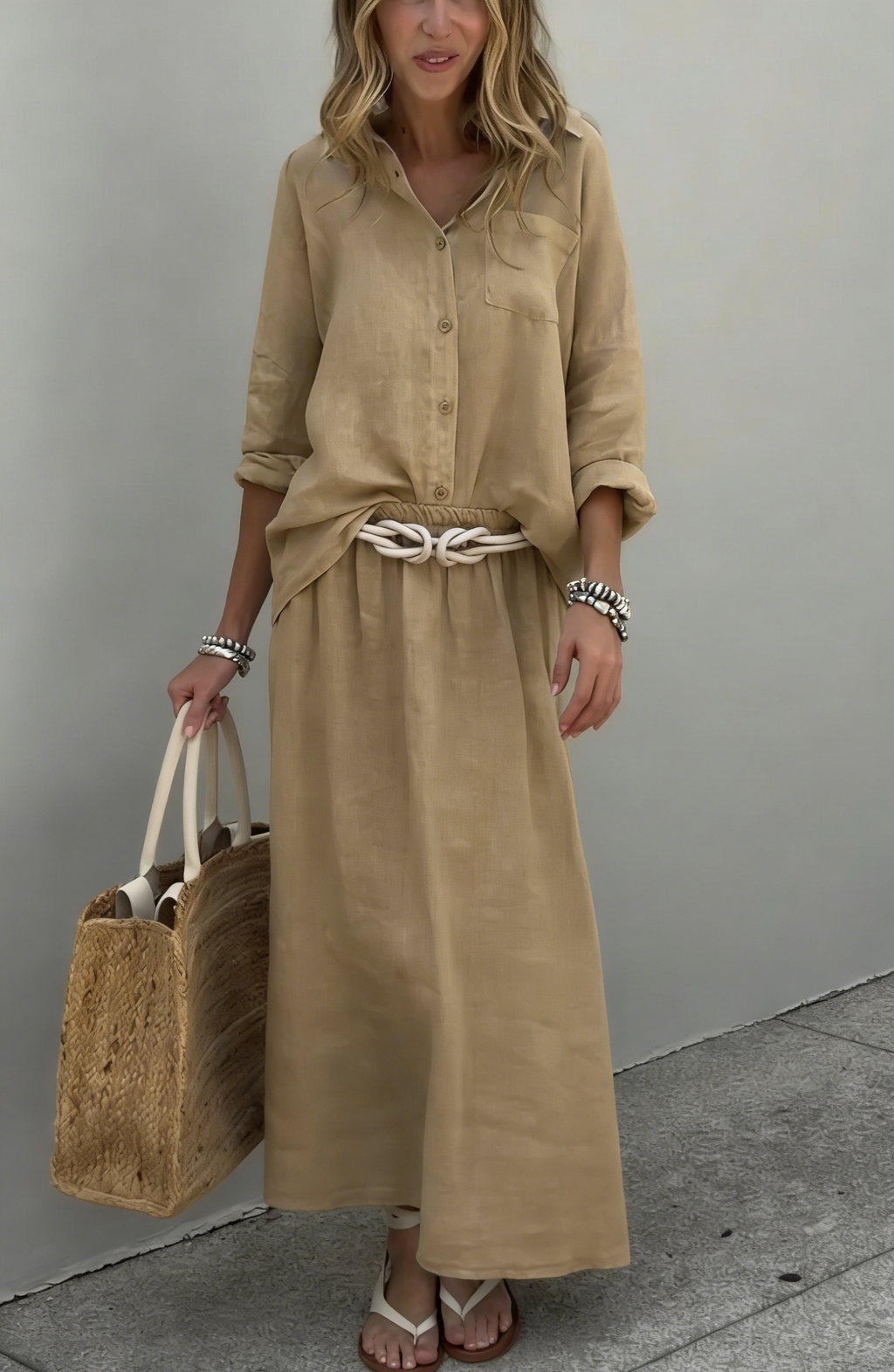 🌼 Effortless Linen Co-ord Set