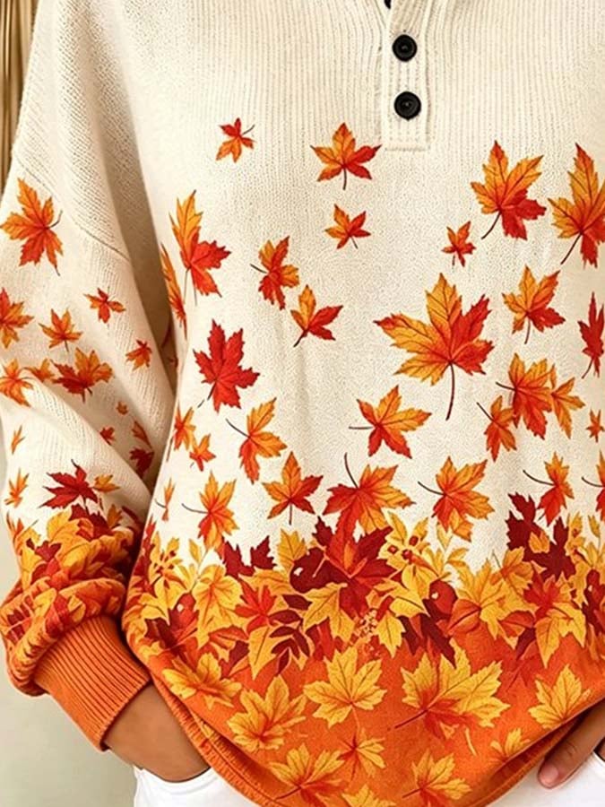 Women's Casual  Print Pullover Sweatshirt