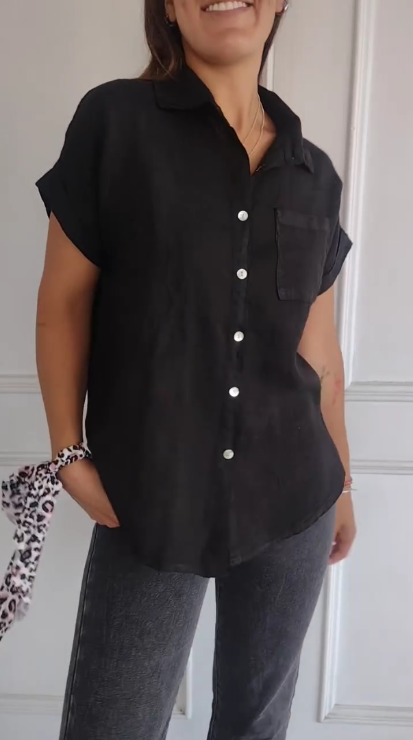 2026 New Women's Casual Cotton Linen Shirt