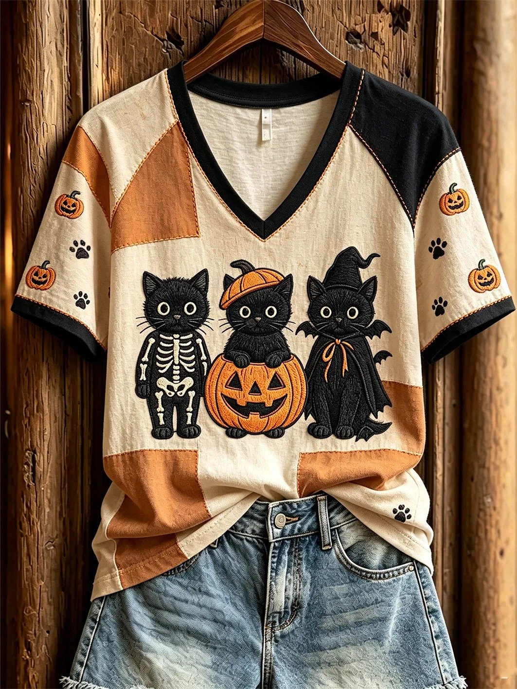 Women's Casual Halloween Printed Top