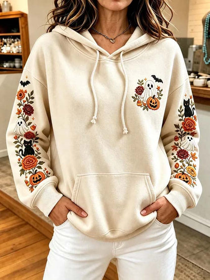 Women's Casual Printed Hoodie