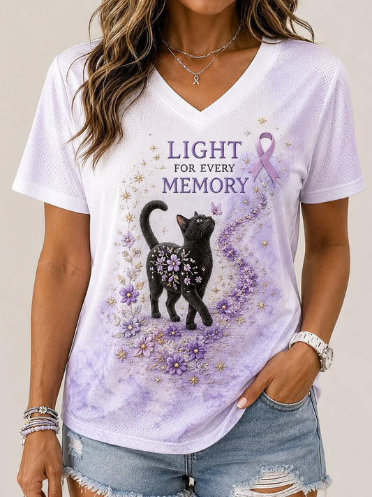 Women's Alzheimer's Awareness Graphic Print T-Shirt