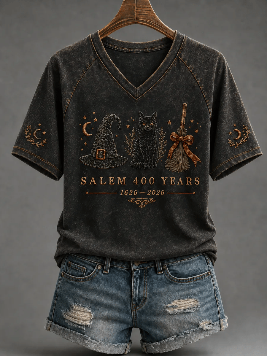 Women's Halloween Print T-shirt