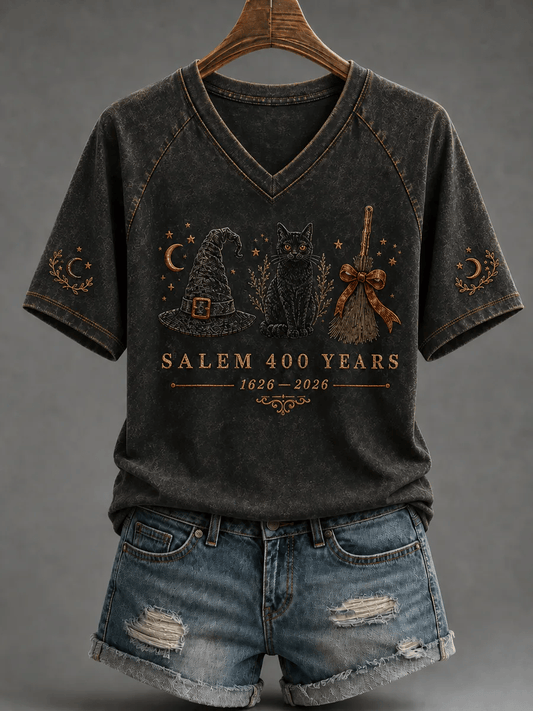 Women's Halloween Print T-shirt