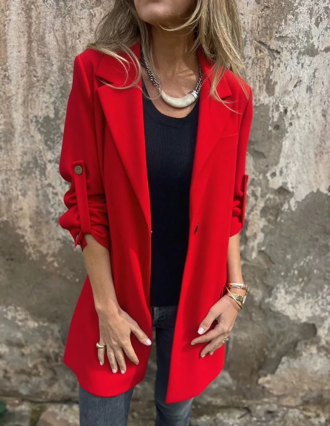 CLEARANCE SALE🔥Essential Linen Blazer