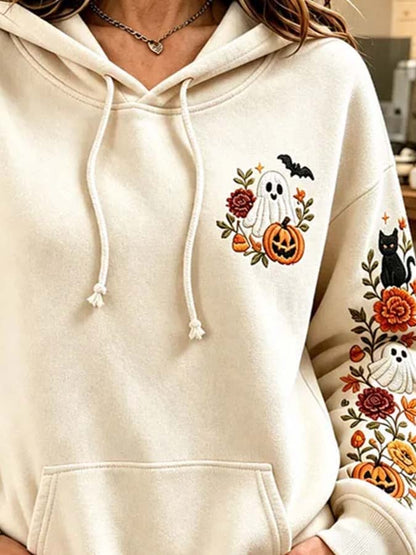 Women's Casual Printed Hoodie