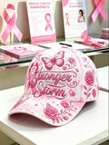 Breast cancer Print Cap