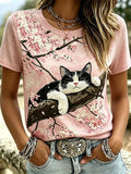 Women's Casual Print Casual T-Shirt