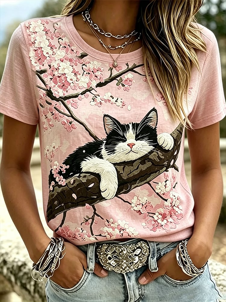 Women's Casual Print Casual T-Shirt
