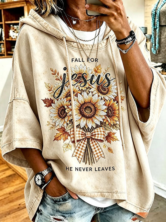 Fall For Jesus He Never Leaves Top