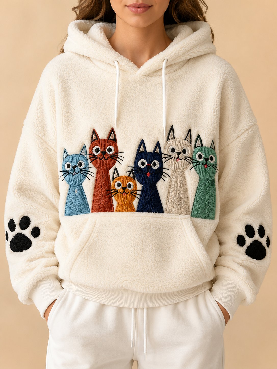 Women's Casual Animal Print Hoodie