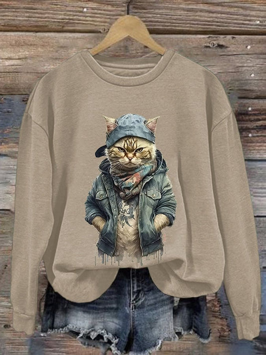 Animal Print Women'S Casual Long Sleeves