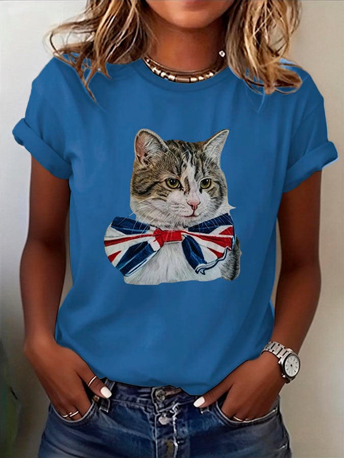 Women's Casual Print Short-Sleeve T-Shirt