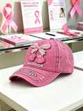 Breast Cancer Warrior Pink Baseball Cap