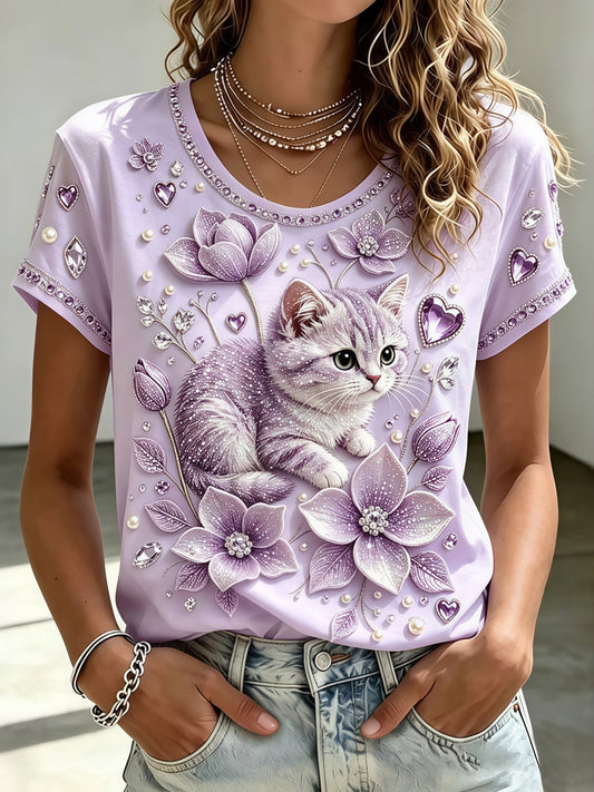 Women's Alzheimer's Awareness Graphic Print T-Shirt