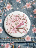 Breast Cancer Awareness Brooch