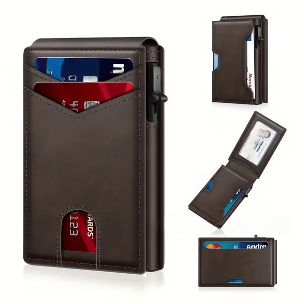 Coffee RFID minimalist wallet