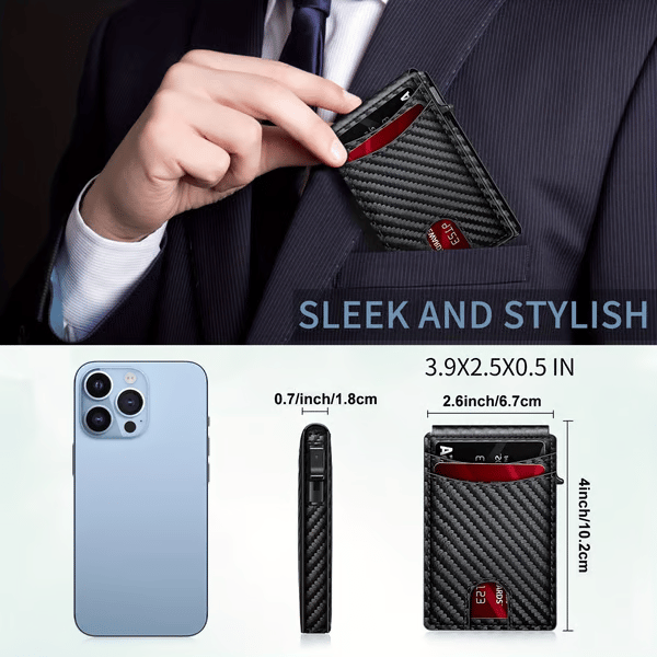 RFID blocking wallet protection feature
