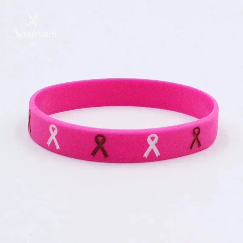 Breast Cancer Awareness Silicone Bracelet