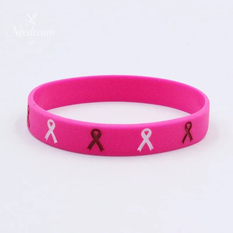 Breast Cancer Awareness Silicone Bracelet