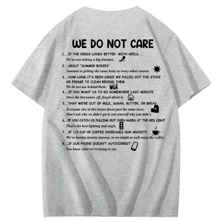We Do Not Care Club WDNC T-Shirt