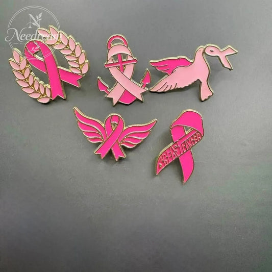 Breast Prevention And Treatment Badge, Promotional Logo, Care Brooch