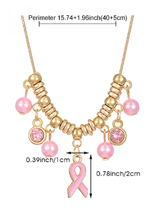 Breast Cancer Awareness Necklace