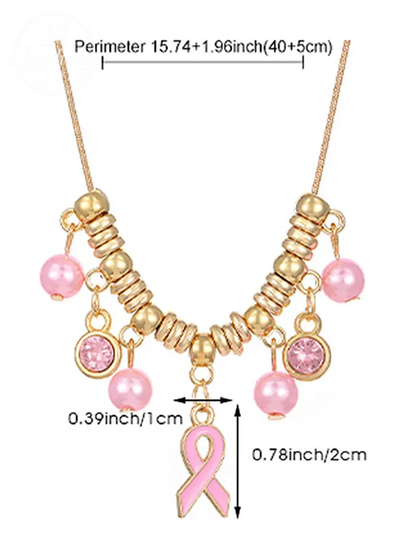 Breast Cancer Awareness Necklace