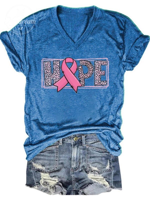 Women's Pink Breast Cancer Awareness Shirt T-Shirt