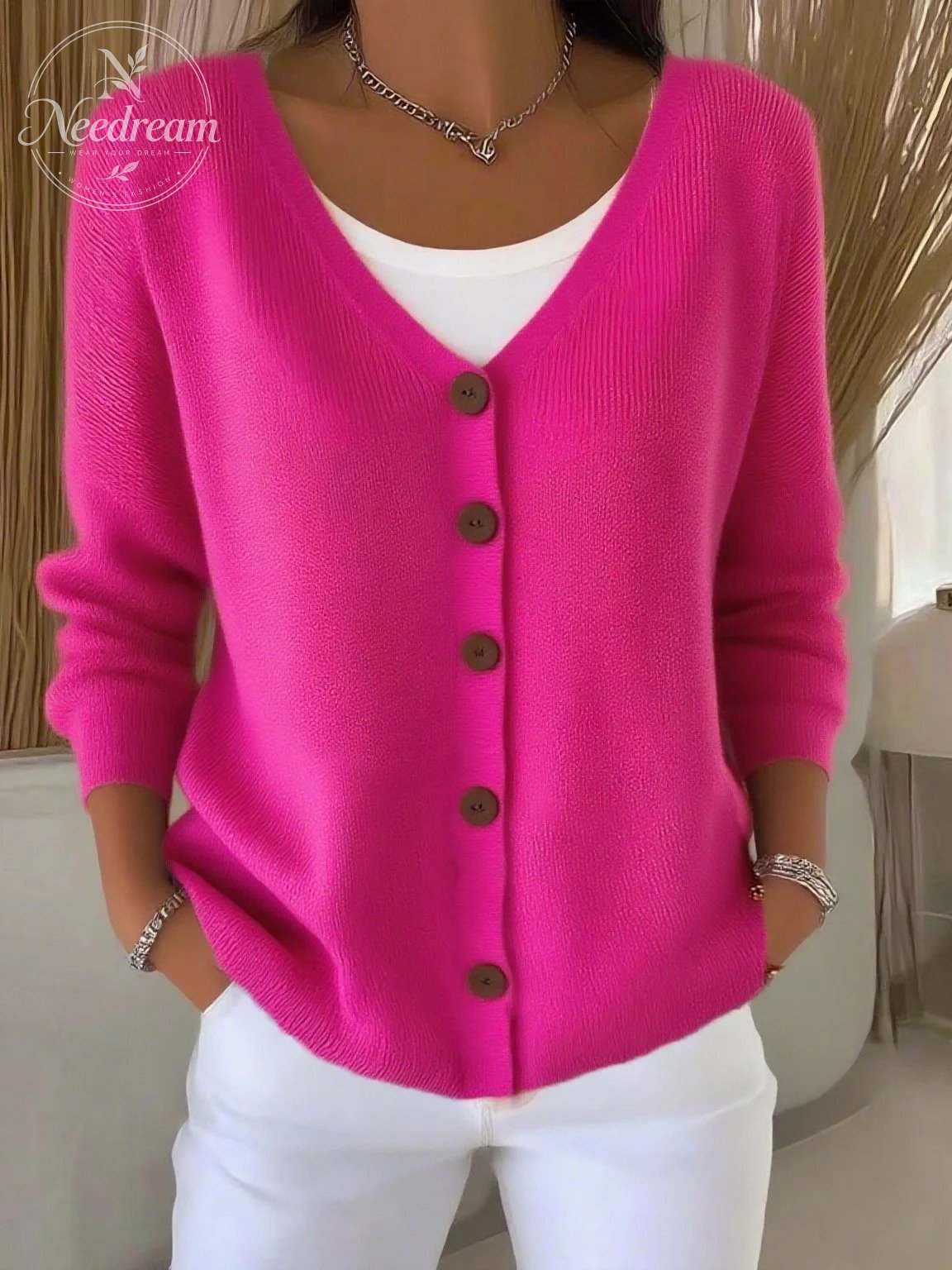 Women's Casual Knit Cardigan