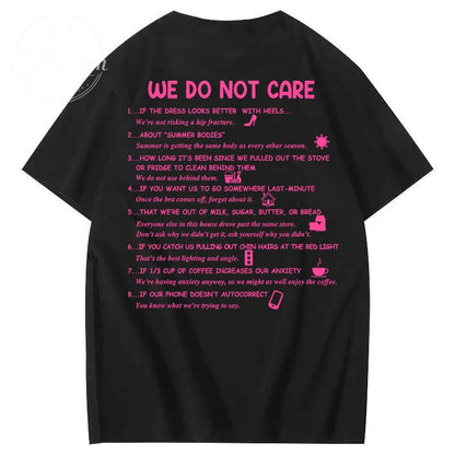 We Do Not Care Club WDNC T-Shirt