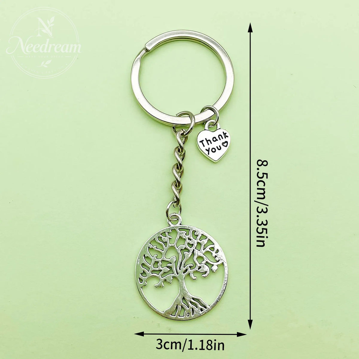 Pink Ribbon Breast Keychain