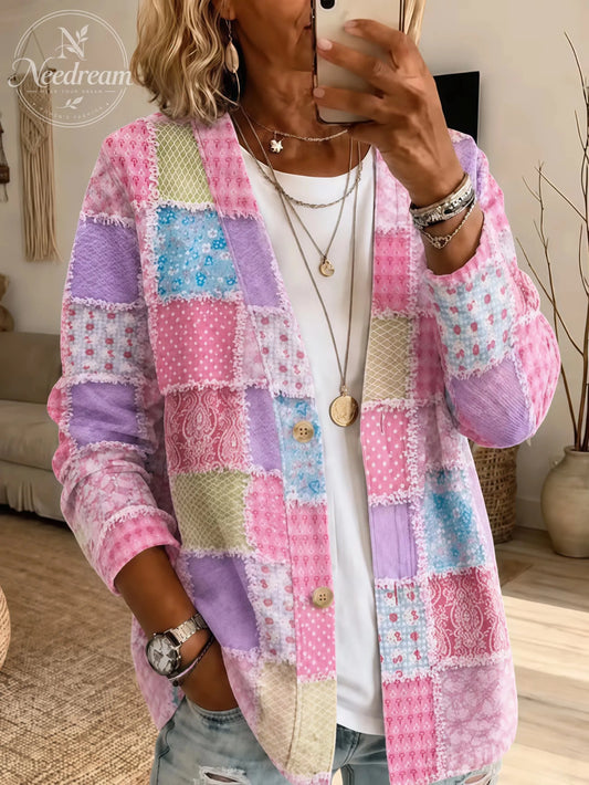 Women's Casual Long-Sleeve Button-Front Cardigan