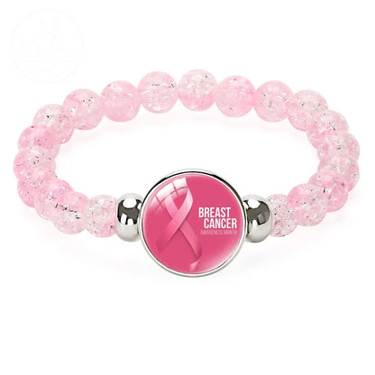 Pink Ribbon Caring Women'S Breast Bracelet