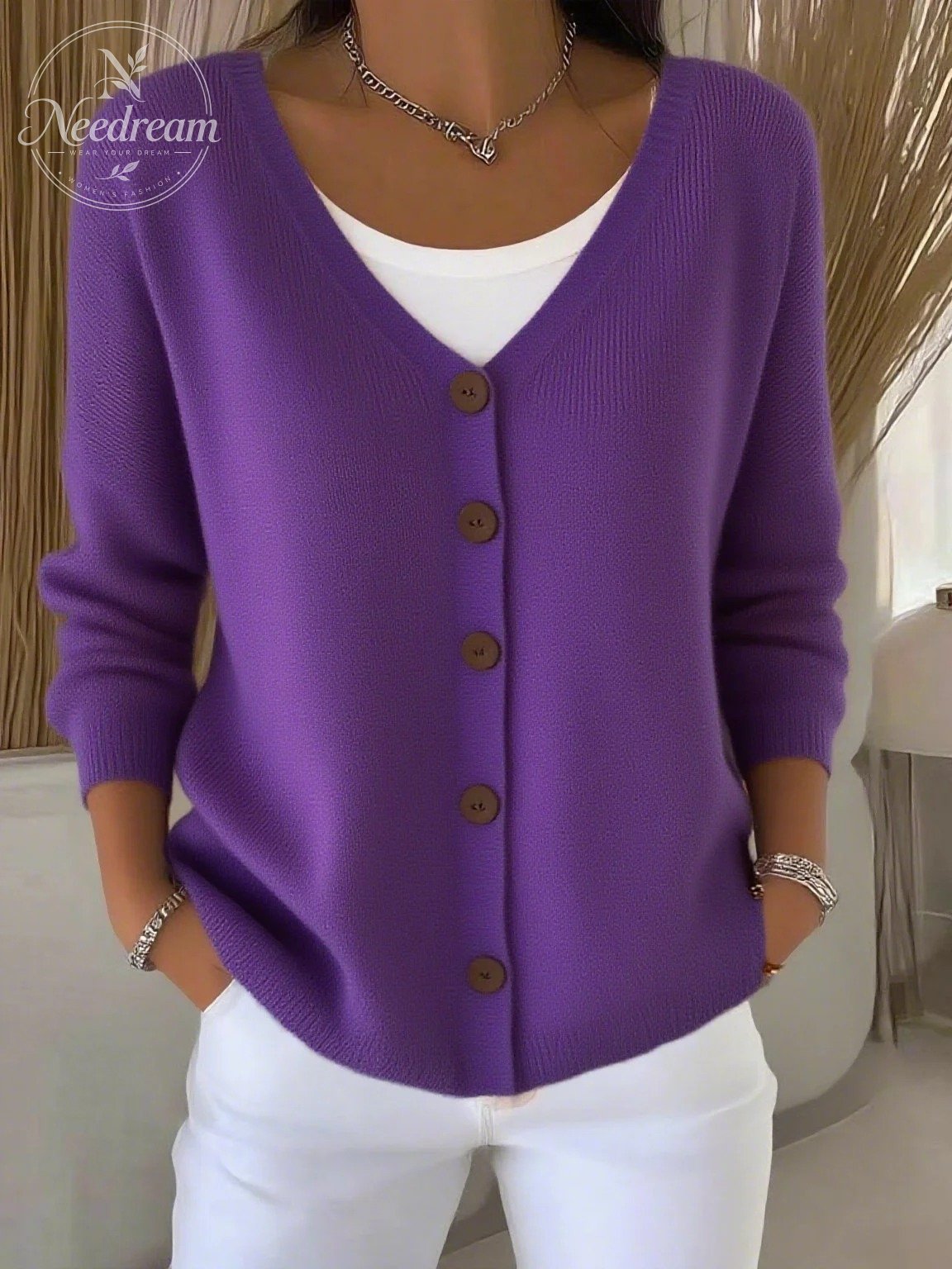 Women's Casual Knit Cardigan
