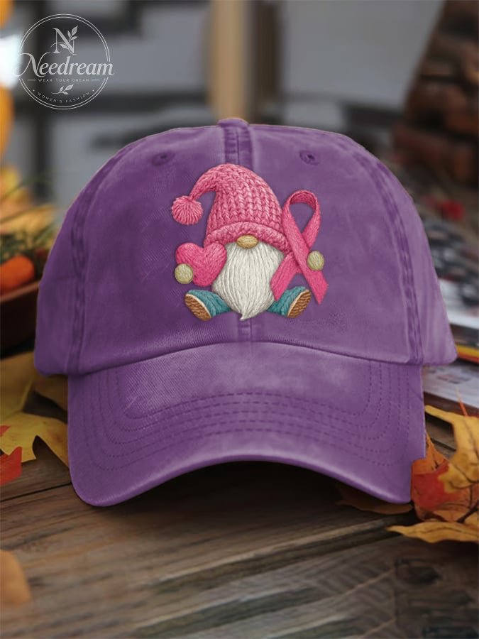 Breast Cancer Awareness Print Baseball Cap