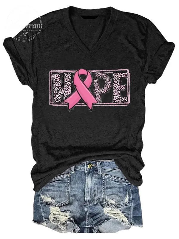 Women's Pink Breast Cancer Awareness Shirt T-Shirt