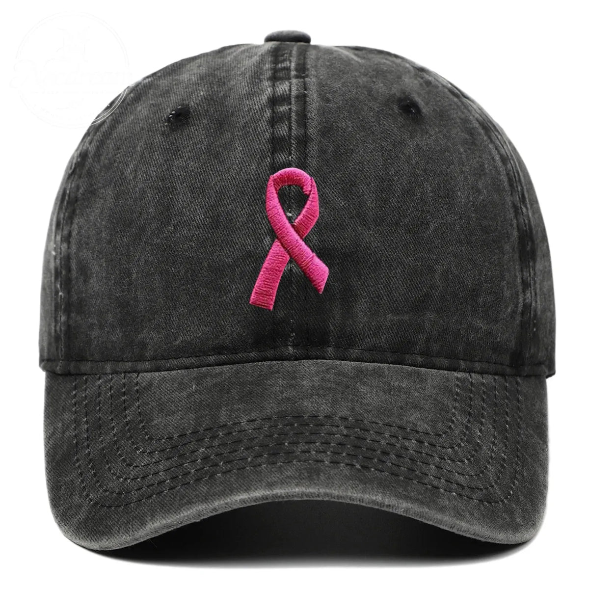 Pink October Breast Cancer Fans Embroidered Hat