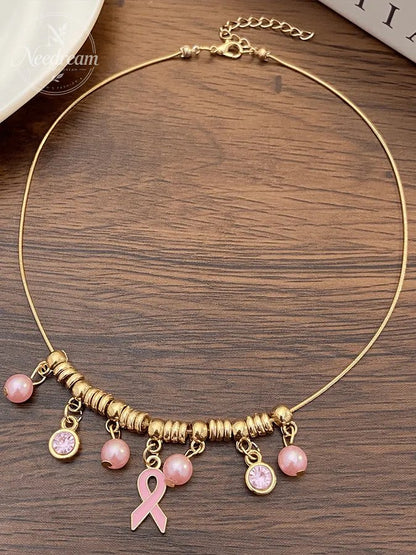 Breast Cancer Awareness Necklace