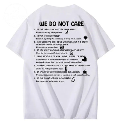 We Do Not Care Club WDNC T-Shirt