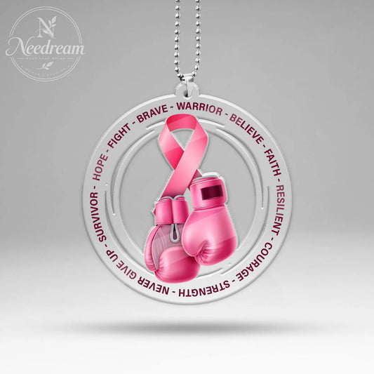 AIDS Promotion Commemorative Badge Pink Pendant