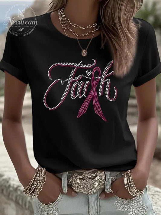 Women's Breast Cancer Faith T-Shirt