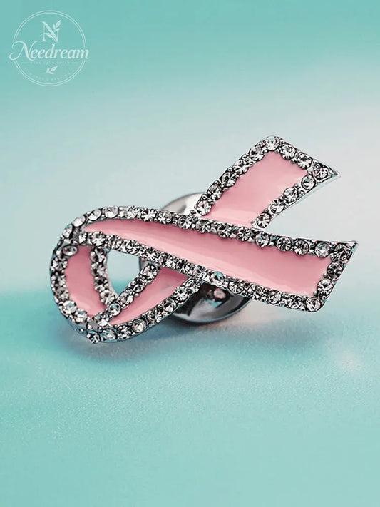 Pink Hope Alloy Brooch