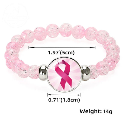 Pink Ribbon Caring Women'S Breast Bracelet