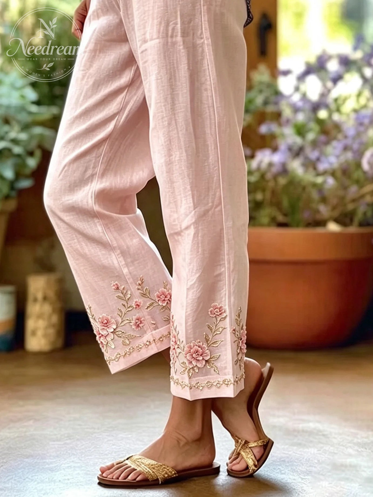 Women'S Breast Cancer Awareness Casual Pants